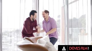 DEVILS MOVIE - Wild Lovers Swapping Into Extreme Swinger Foursome With Scarlett Sage And Carlita Ray