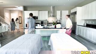 Beautiful MILF stepmoms taboo groupsex