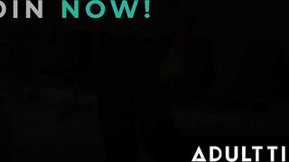 ADULT TIME - Sneaky Outside Laundromat With Stranger Banged For Insatiable Skank Jennifer White!