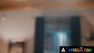 MIXEDX - 2 Pretty Lawyers Have A Steamy 3Some With Their Boss To Preserved Their Roles