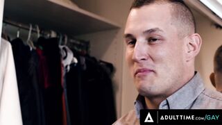 ADULT TIME - Devin Franco ALMOST CAUGHT Receiving ANAL CUMSHOT From Homosexual Stepbro-Into-Law! FULL SEX TAPE