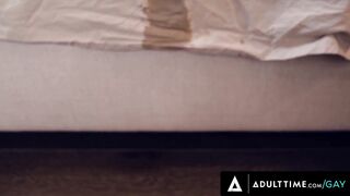 ADULT TIME - Devin Franco ALMOST CAUGHT Receiving ANAL CUMSHOT From Homosexual Stepbro-Into-Law! FULL SEX TAPE