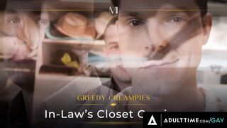 ADULT TIME - Devin Franco ALMOST CAUGHT Receiving ANAL CUMSHOT From Homosexual Stepbro-Into-Law! FULL SEX TAPE