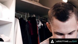 ADULT TIME - Devin Franco ALMOST CAUGHT Receiving ANAL CUMSHOT From Homosexual Stepbro-Into-Law! FULL SEX TAPE