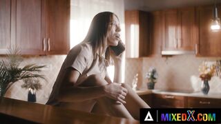MIXEDX - 3 Goddess Stepsisters Enjoying Their Last Day With A Beauty 3Some