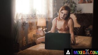 MIXEDX - 3 Goddess Stepsisters Enjoying Their Last Day With A Beauty 3Some