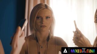 MIXEDX - 3 Goddess Stepsisters Enjoying Their Last Day With A Beauty 3Some