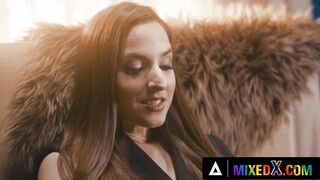 MIXEDX - New Adorable Apprentice Amirah Adara Fucks With Her beauty Vampire Master Alyssa Bounty