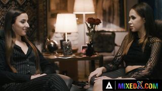 MIXEDX - New Adorable Apprentice Amirah Adara Fucks With Her beauty Vampire Master Alyssa Bounty