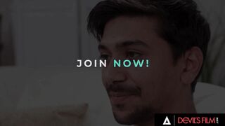 DEVILS CLIP - Crazy Hot Girls Scarlit Scandal And Kayley Gunner Share Load Of Cum After Three-Way