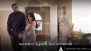 MODERN-DAY SINS - Cuckquean Ember Snow Surprised With ANAL JIZZED During three-Way With BFF Lilly Hall