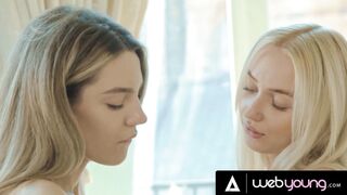 Naturally Stacked Bae & Her Great Blonde Bestie Sensually Tease Each Other