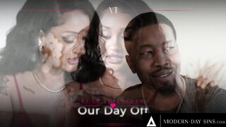 MODERN-DAY SINS - Hung Hubby Creampies Ex-Wife's hot BFF During Three-Way! HE CAUGHT THEM TRIBBING!