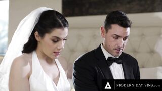 MODERN-DAY SINS - Groomsman ASSFUCKS Italian Bride Valentina Nappi On Wedding Day + REMOTE BOOTY PLUG