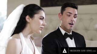 MODERN-DAY SINS - Groomsman ASSFUCKS Italian Bride Valentina Nappi On Wedding Day + REMOTE BOOTY PLUG