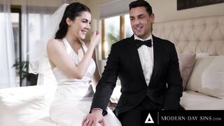 MODERN-DAY SINS - Groomsman ASSFUCKS Italian Bride Valentina Nappi On Wedding Day + REMOTE BOOTY PLUG