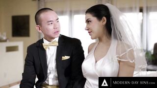 MODERN-DAY SINS - Groomsman ASSFUCKS Italian Bride Valentina Nappi On Wedding Day + REMOTE BOOTY PLUG