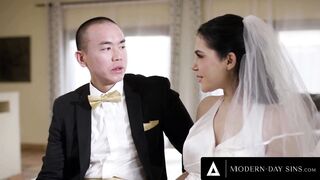 MODERN-DAY SINS - Groomsman ASSFUCKS Italian Bride Valentina Nappi On Wedding Day + REMOTE BOOTY PLUG
