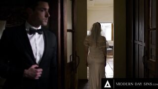 MODERN-DAY SINS - Groomsman ASSFUCKS Italian Bride Valentina Nappi On Wedding Day + REMOTE BOOTY PLUG