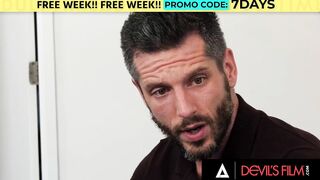 DEVILS VIDEO - Wild 3 Way With Sexsual Lovers and Her Pervy Neighbors