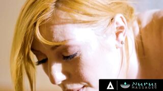NURU STROKES - Long Titted milf Lauren Phillips Gets Her Soak Snatch Pounded After Body Sliding A Dick