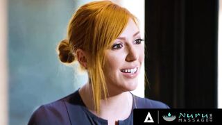 NURU STROKES - Long Titted milf Lauren Phillips Gets Her Soak Snatch Pounded After Body Sliding A Dick