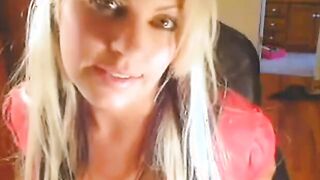 Blonde MILF with a Big Ass and Tits on Webcam