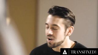TRANSFIXED - College Jock Dante Colle Has Forbidden Affair With Tranny Professor Ariel Demure