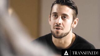 TRANSFIXED - College Jock Dante Colle Has Forbidden Affair With Tranny Professor Ariel Demure