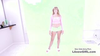 New Hot Girl loves to tease and get tight pussy fucked