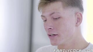 My body feels thankful after my stepdad Logan Stevens bestows on me hot cum