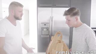 My body feels thankful after my stepdad Logan Stevens bestows on me hot cum