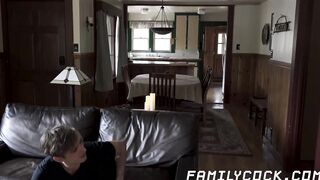 Barebacking Cameron Basinger while hes sucking Dales huge penis