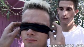 My horny stepbro Zane WIlliams takes me to the woods and fucked me