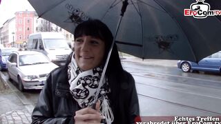 German street skank pick up and persuaded to have sex