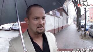 German street skank pick up and persuaded to have sex