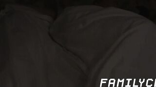 My bearded stepdad Matt Muck shoves his huge flashlight into my dark ass