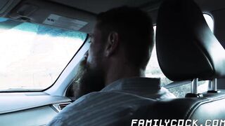 Athletic dude Josh Hunter experienced mustached Max Ferros deep thrusting
