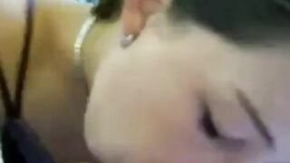 Big-Ass Ebony Teacher Amateur Blowjob Threesome