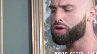 Twink has his ass rimmed by stepbro before bareback pounding