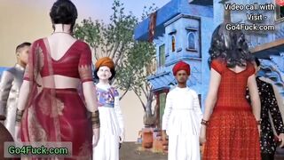 Matke wali Bhabhi Ki Customers Se Thukai (Chudai)
