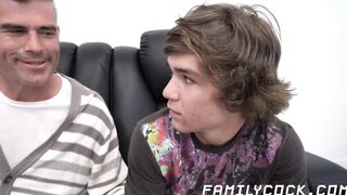 Stepsons forbidden hardcore threesome pounding with daddy