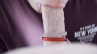 Poppers & Deep Throat: Big Cock Face Fuck