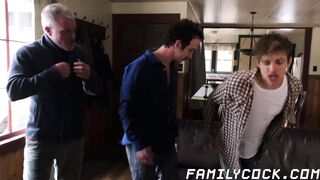 Mature step daddy indulges in a hardcore anal fucking session
