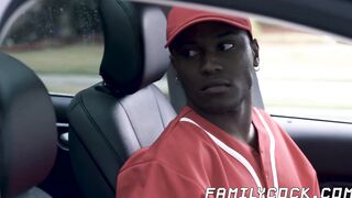 Twink enjoys every inch of stepdaddys big raw cock
