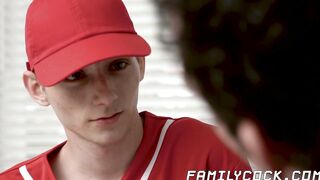 Twink enjoys every inch of stepdaddys big raw cock