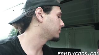 I slammed my cute stepsons butt hole after a wild wet blowjob