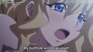 Horny busty girls threesome sex