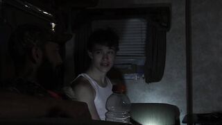 Redneck stepdad bare fucks his cute young stepson