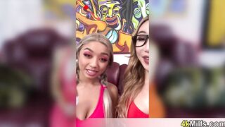 Pretty asian roomate versus me and GF
